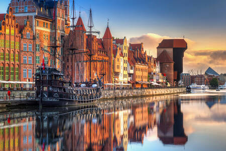 Gdansk ao nascer do sol