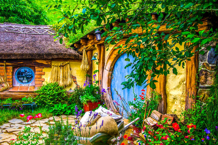 Huizen in Hobbiton