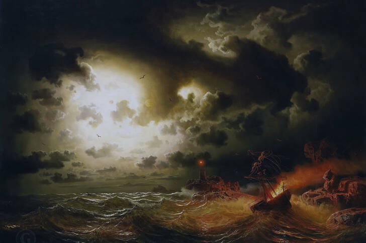 Marcus Larson: Burning Steamer