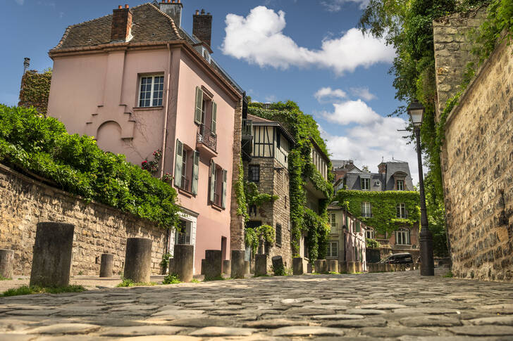 Historická ulice v Paříži