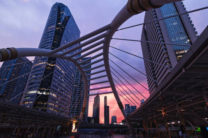 Moderní architektura Bangkoku