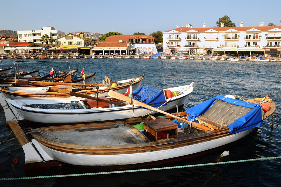 Barcos de pesca en Izmir