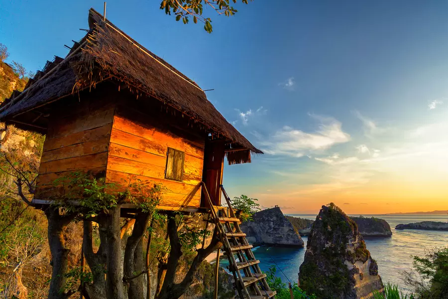Haus auf der Insel Nusa Penida