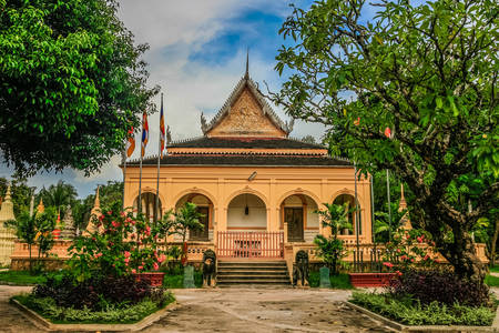 Wat Damnak Pagoda in Siem Reap