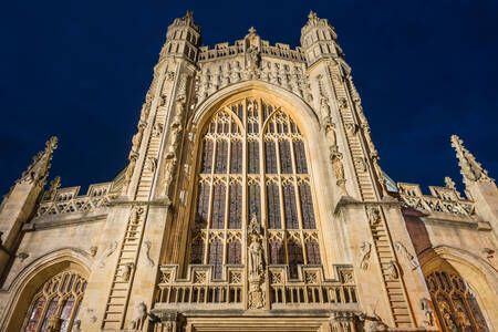Facade of Bath Abbey