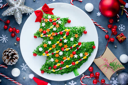 Salad "Christmas Tree"
