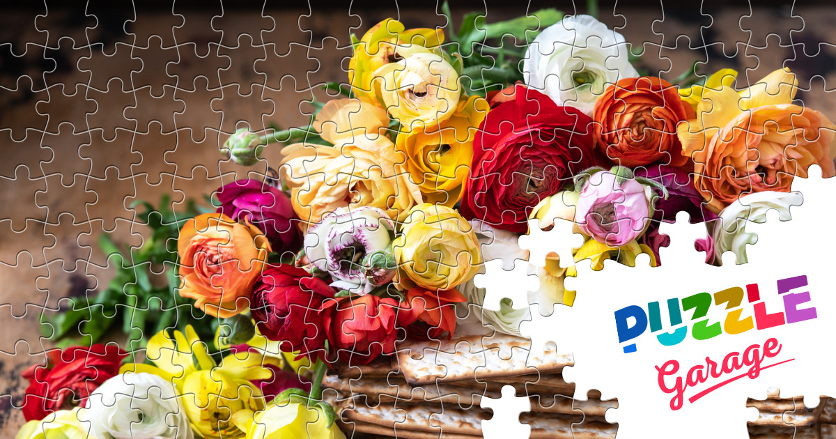 Ranunculus Jigsaw Puzzle (Plants, Flowers) | Puzzle Garage