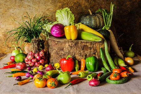 Зеленчуци, билки и плодове