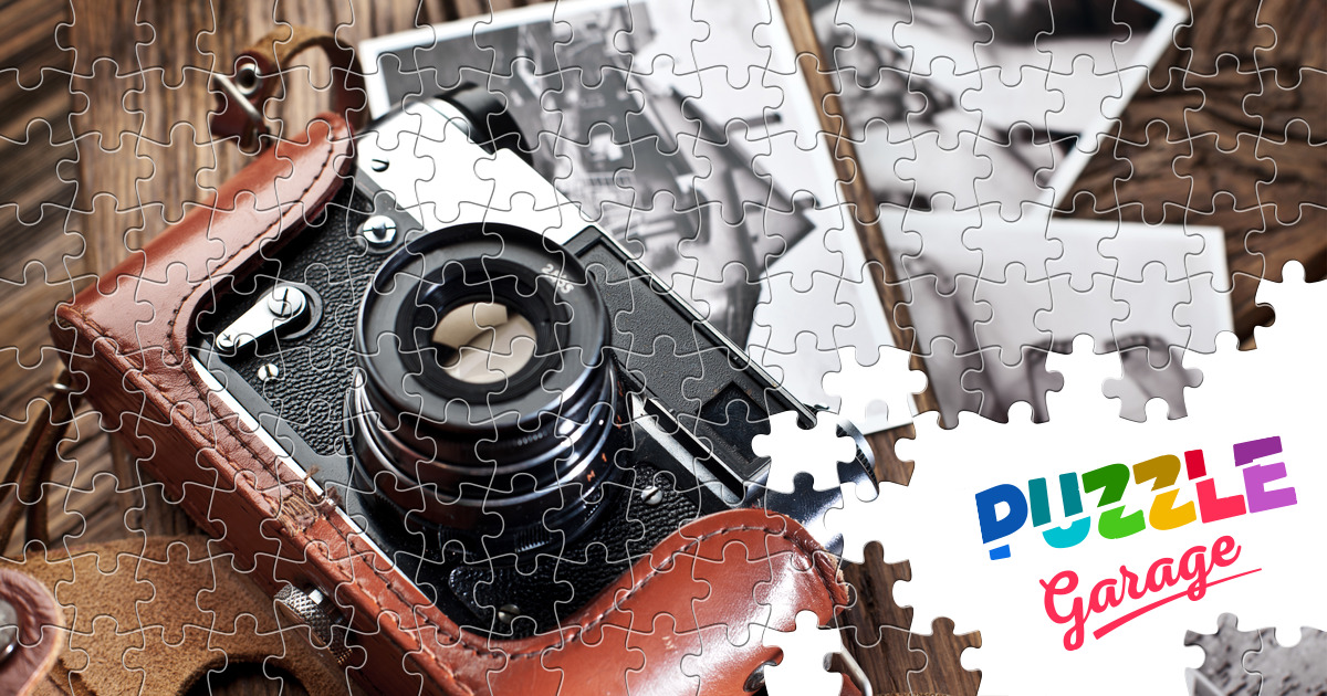 Vintage rangefinder camera Jigsaw Puzzle (Stuff, Foto cameras) Puzzle