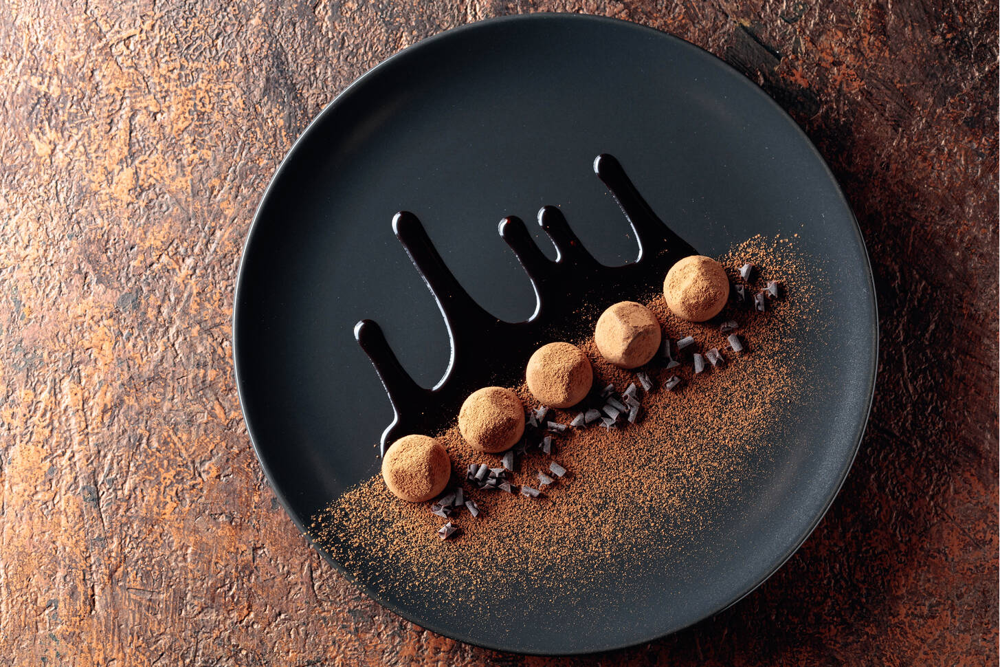 Chocolate truffles on a plate Jigsaw Puzzle (Home, Food) Puzzle Garage