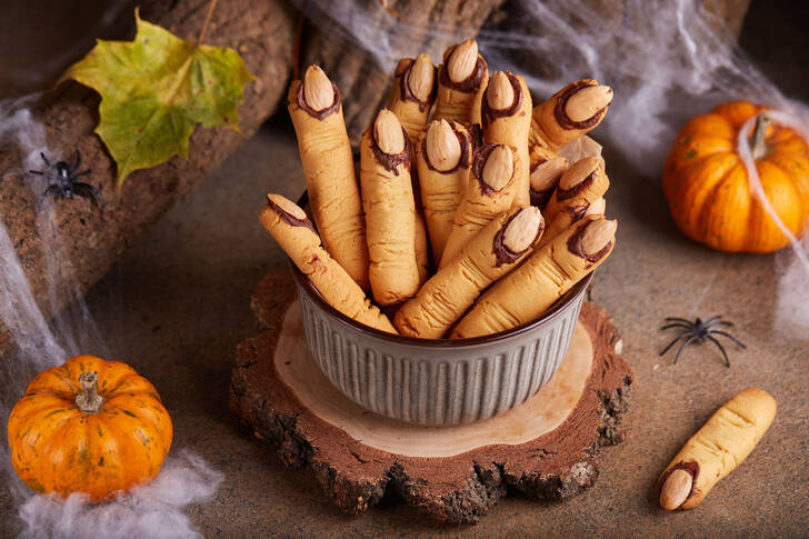 Galletas dedos de bruja