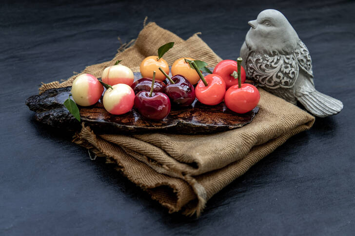 Thai dessert on the table