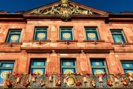 Фасадата на кметството в Ханау