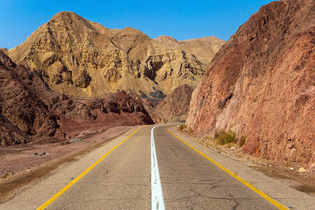 Dálnice v poušti Negev