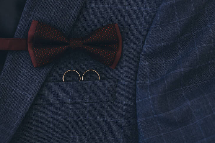 Vielsesringe i lommen