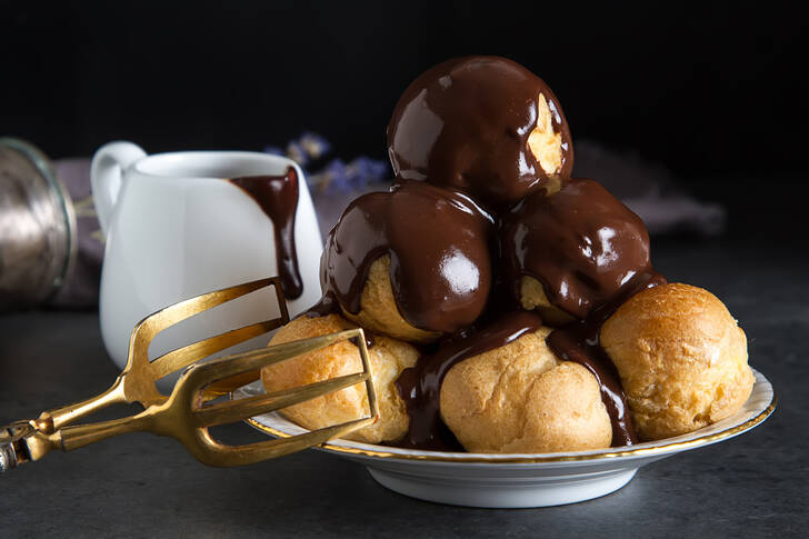 Chocolate Profiteroles