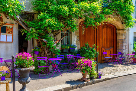 Cafenea de stradă din Paris