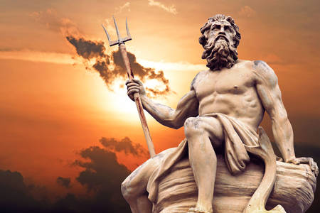 Staty av Poseidon