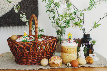 Ukrainian Easter table