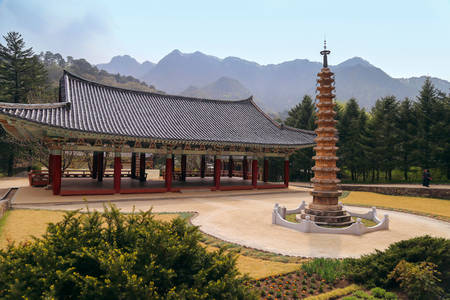Pohyun-sa korean Buddhist temple
