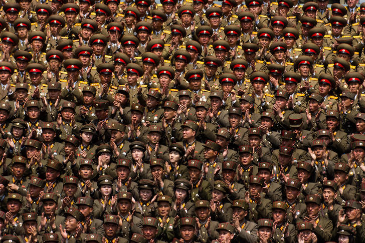 Ufficiali dell'esercito nordcoreano