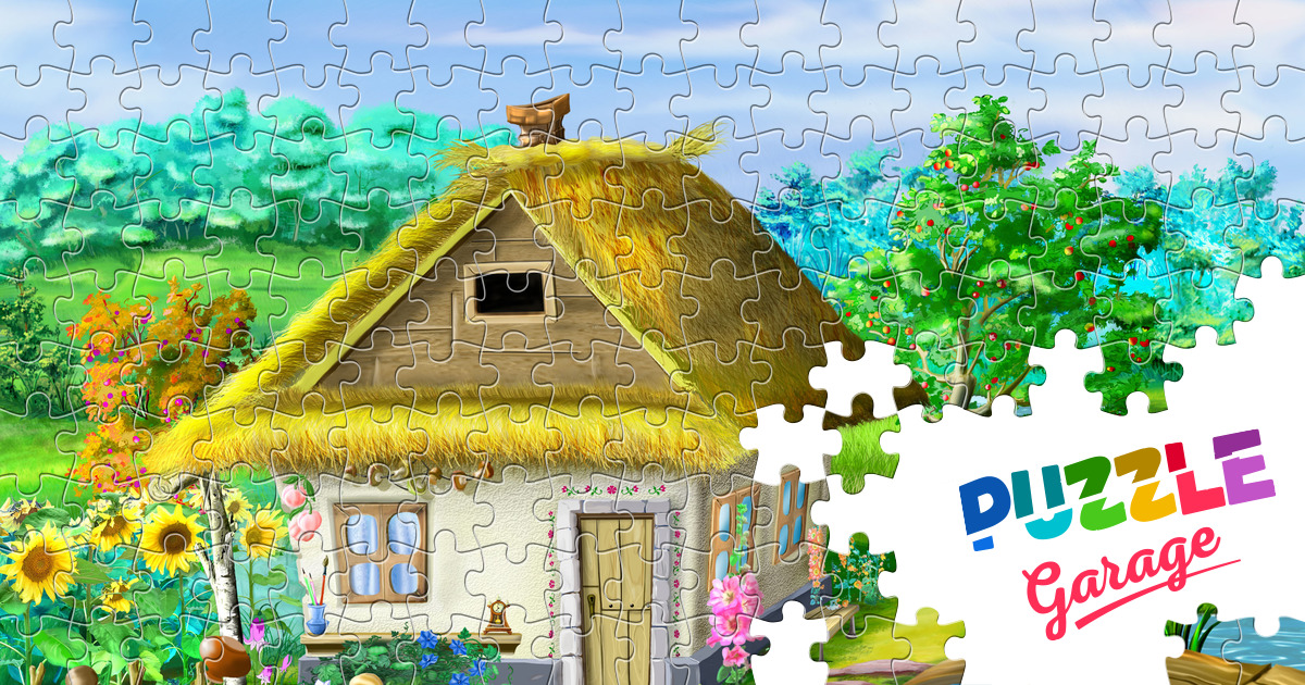 A garagem da vila - puzzle online