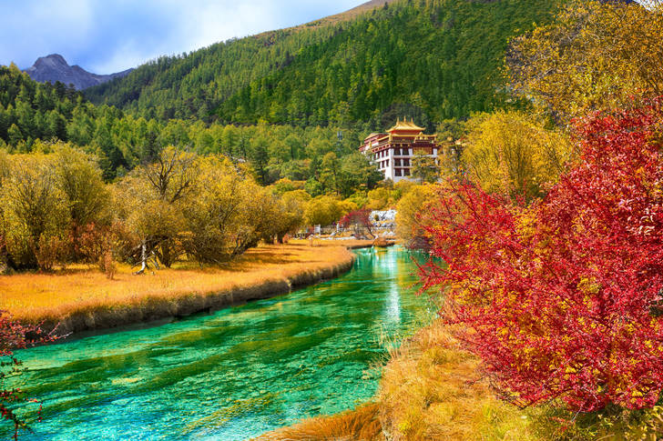 Chonggu Monastery River