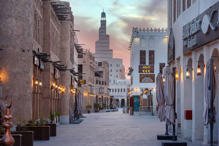 Rua em Doha