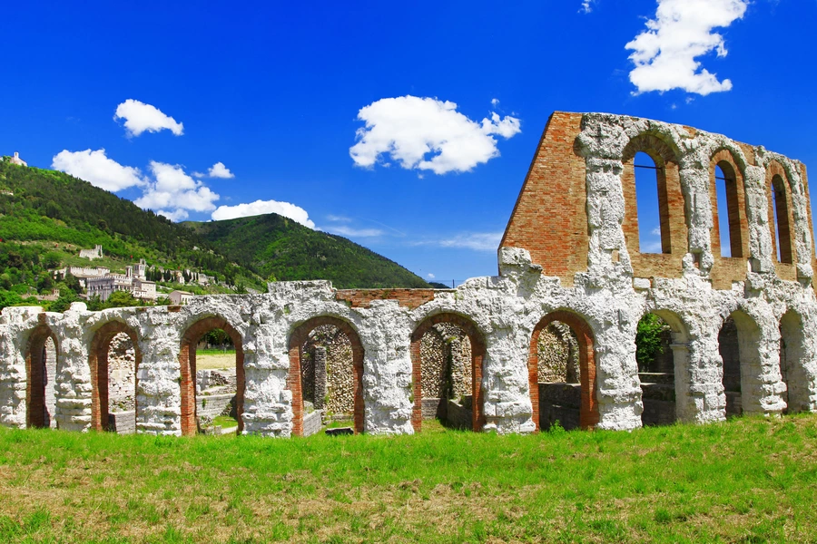 Romeins theater in Gubbio