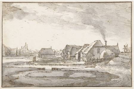 Claes Jansz Visscher (II): "Spaarndammerdijk közelében Braakches"