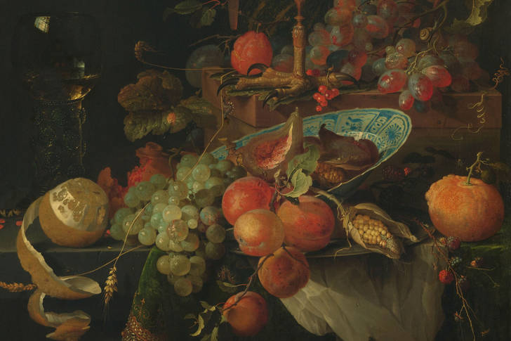 Abraham Mignon: "Still Life with Fruit and a Cup"