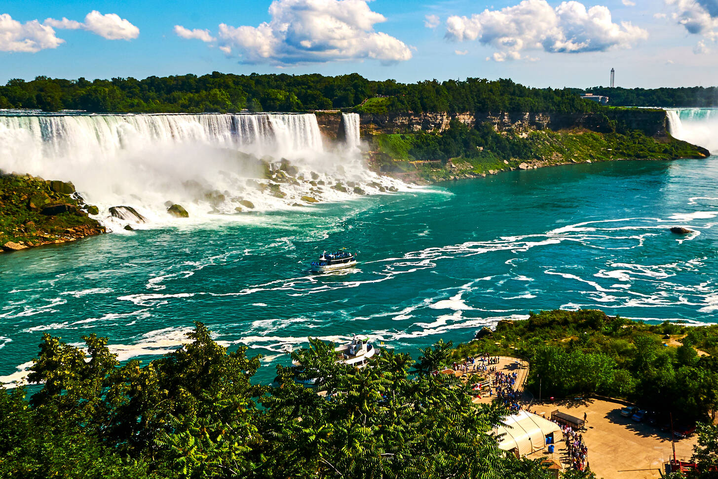 View of the waterfalls Jigsaw Puzzle (Countries, Canada) | Puzzle Garage