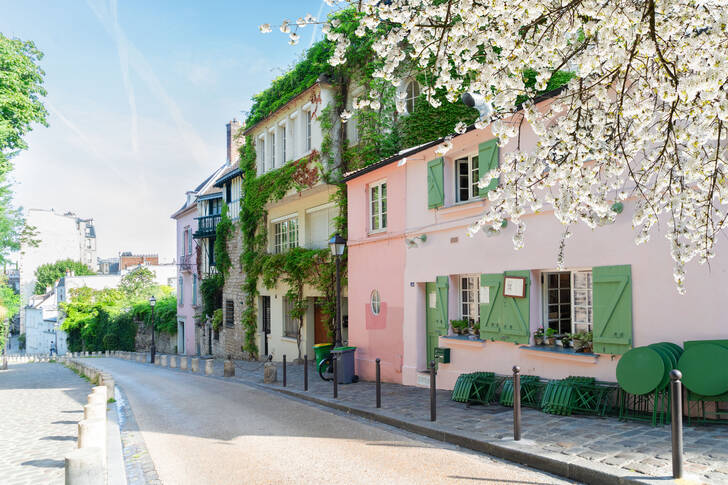Jarná parížska ulica