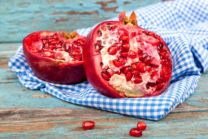 Ripe pomegranate