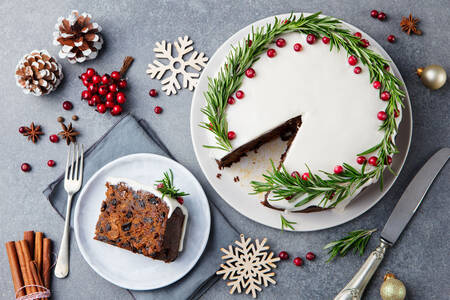 Julefruktkake