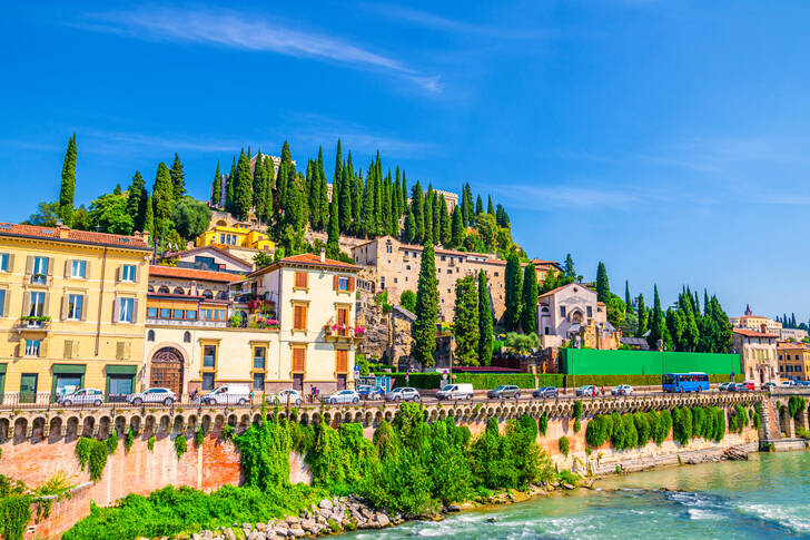 The historic center of Verona