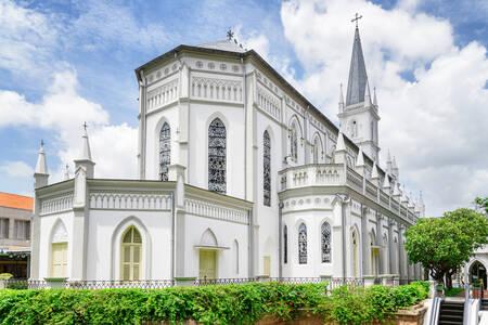 싱가포르 중심부에 있는 Chijmes Hall