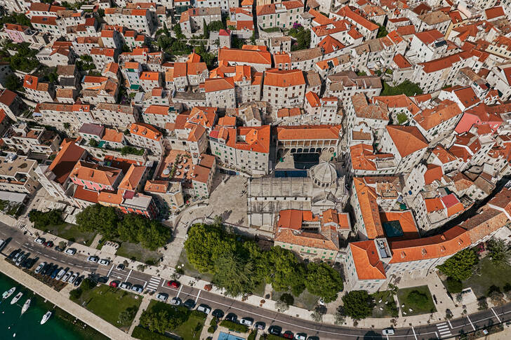 Střechy Šibeniku