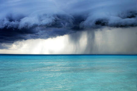 Regn i havet