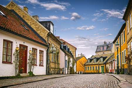 Alte Häuser von Lund