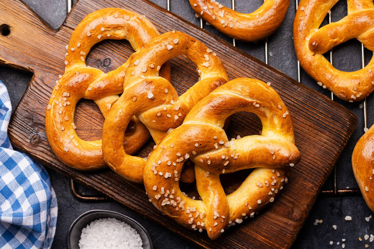 Pretzels caseiros
