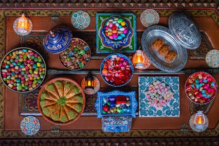 Dulces turcos tradicionales