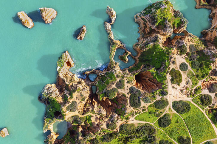 Retro living room interior design