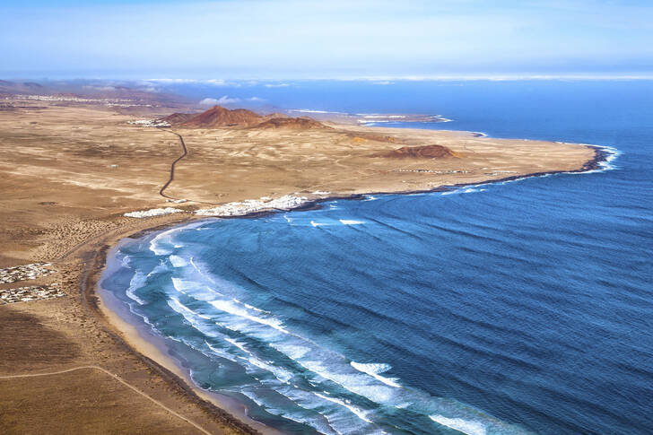 The coast of Caleta de Famara
