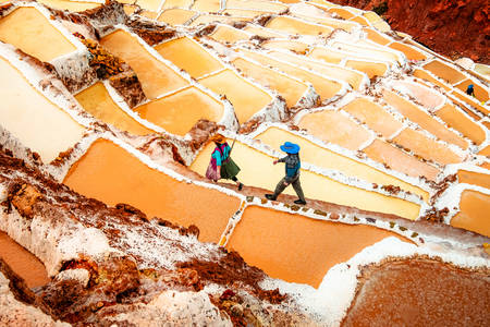 Salt terraces of Salinas de Maras