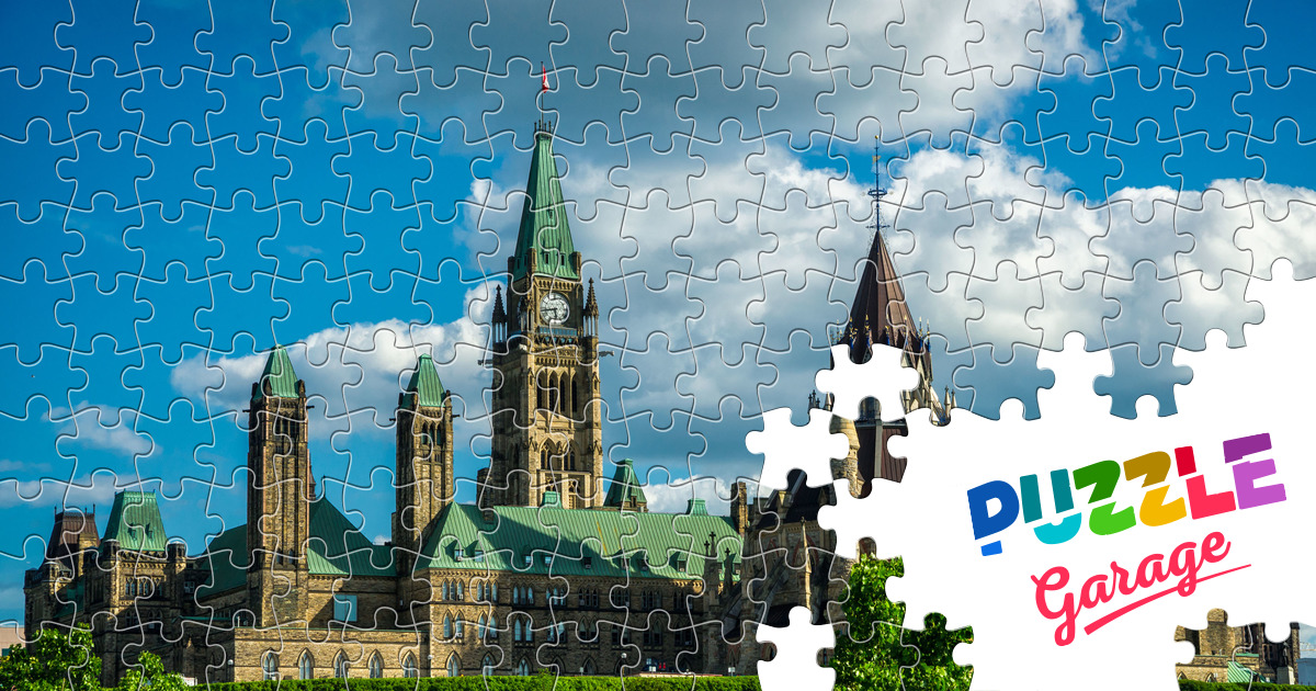 Parliament Hill In Ottawa Jigsaw Puzzle (Countries, Canada) | Puzzle Garage