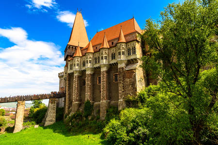 View of the Corvin castle