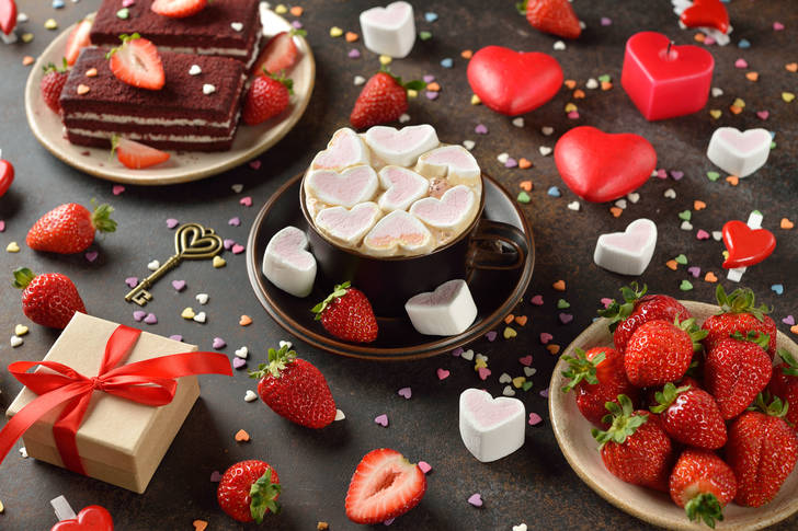 Romantic desserts for Valentine's Day