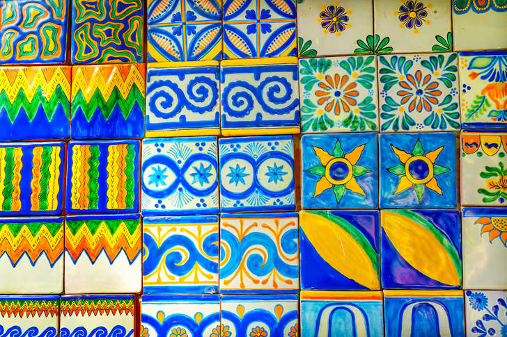 Mexican ceramic tiles