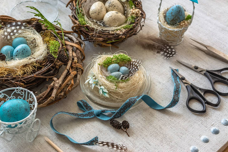 Easter eggs for home decoration